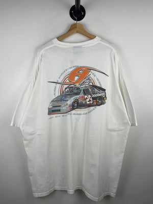 Vintage Nascar Chase Kevin Harvick Goodwrench White Tee