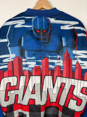 Vintage 90s NFL Chalk Line New York Giants Fanimation Satin Bomber Jacket