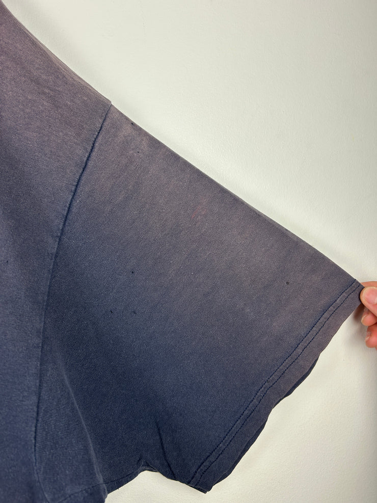 Vintage 90s Lee Sport Faded Navy Blank Tee