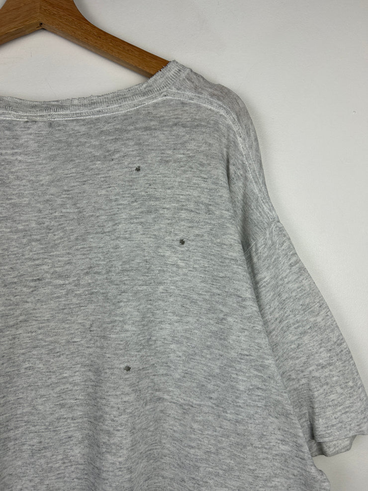 Vintage 90s Carhartt Thrashed Grey Pocket Tee
