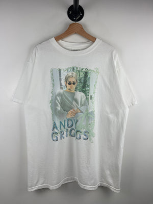 Vintage 90s Andy Griggs The Lonely Tour White Tee