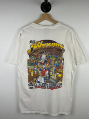 Vintage 90s Big Johnson Bermuda White Tee