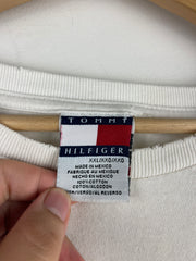 Vintage 90s Tommy Hilfiger Spellout White Tee