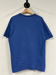 Vintage 90's Nike Swoosh Spellout Blue Tee