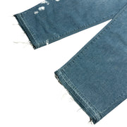 Neighborhood Paint Splattered Baggy Blue Denim Jeans