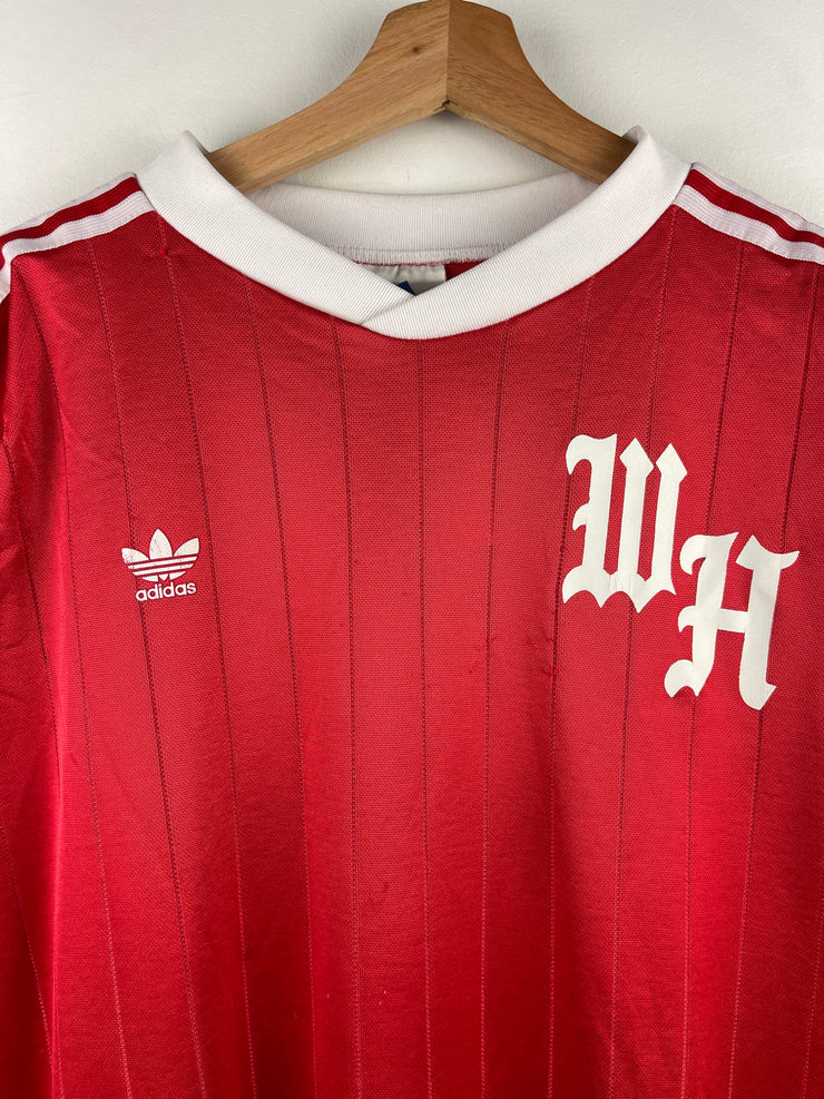 Vintage 90s Adidas Red & White Soccer Jersey