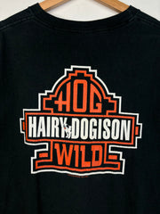 Vintage Y2K Big Dogs Harley Davidson Black Tee