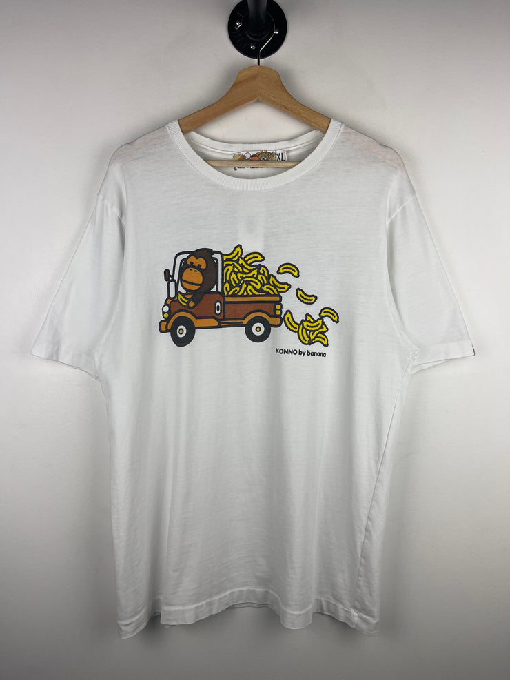 Bape Baby Milo Konno By Banana White Tee
