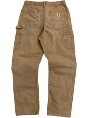 Vintage 90s Carhartt Beige Double Knee Work Pants