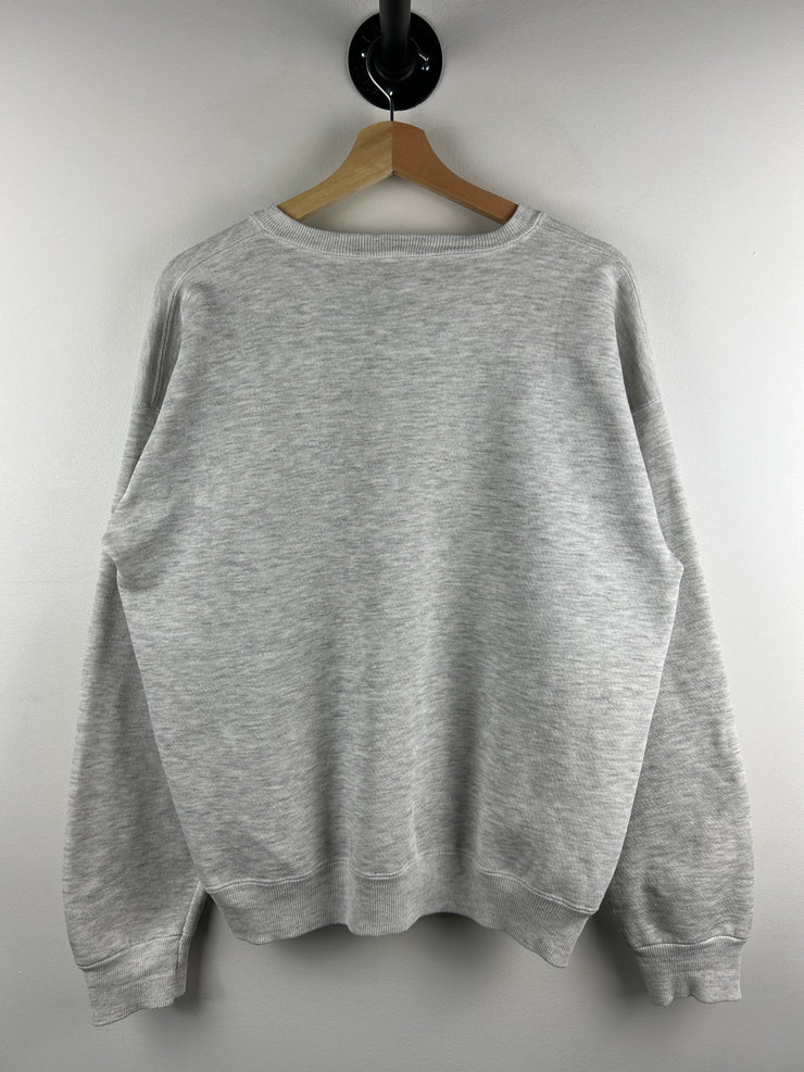 Vintage 90s USA Olympics Embroidered Grey Crewneck
