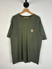 Vintage Y2K Carhartt Olive Pocket Tee