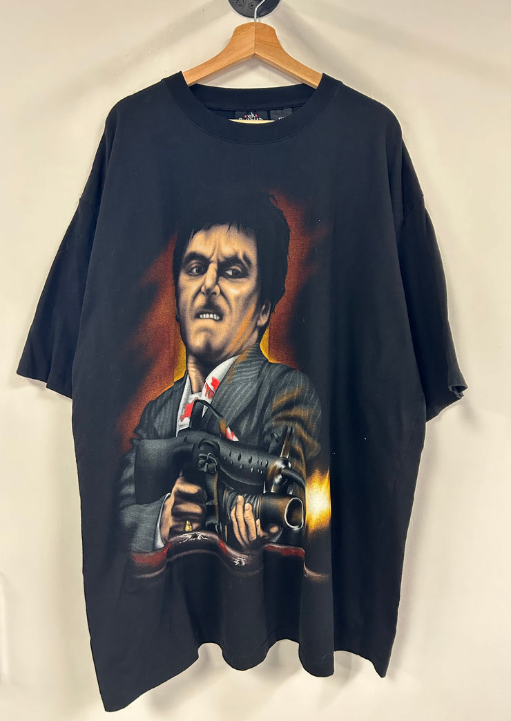 Vintage Scarface Air Brush Black Tee