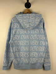 OVO W.T.T.F. Repeat Baby Blue Hoodie