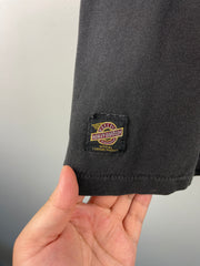 Vintage 90s Harley Davidson Vancouver Canada Polar Bear Black Tee