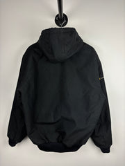 Vintage Carhartt Active Black Hooded Jacket J133 BLK