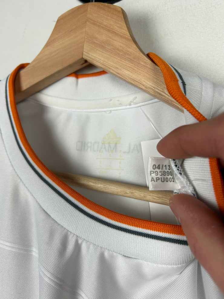 Adidas 2013-2014 Real Madrid Ronaldo Home Long Sleeve Jersey