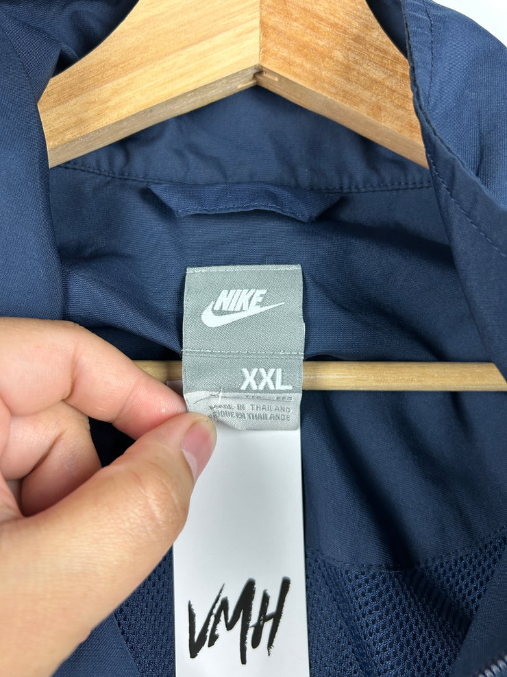 Vintage Nike Mini Swoosh Navy & White Windbreaker