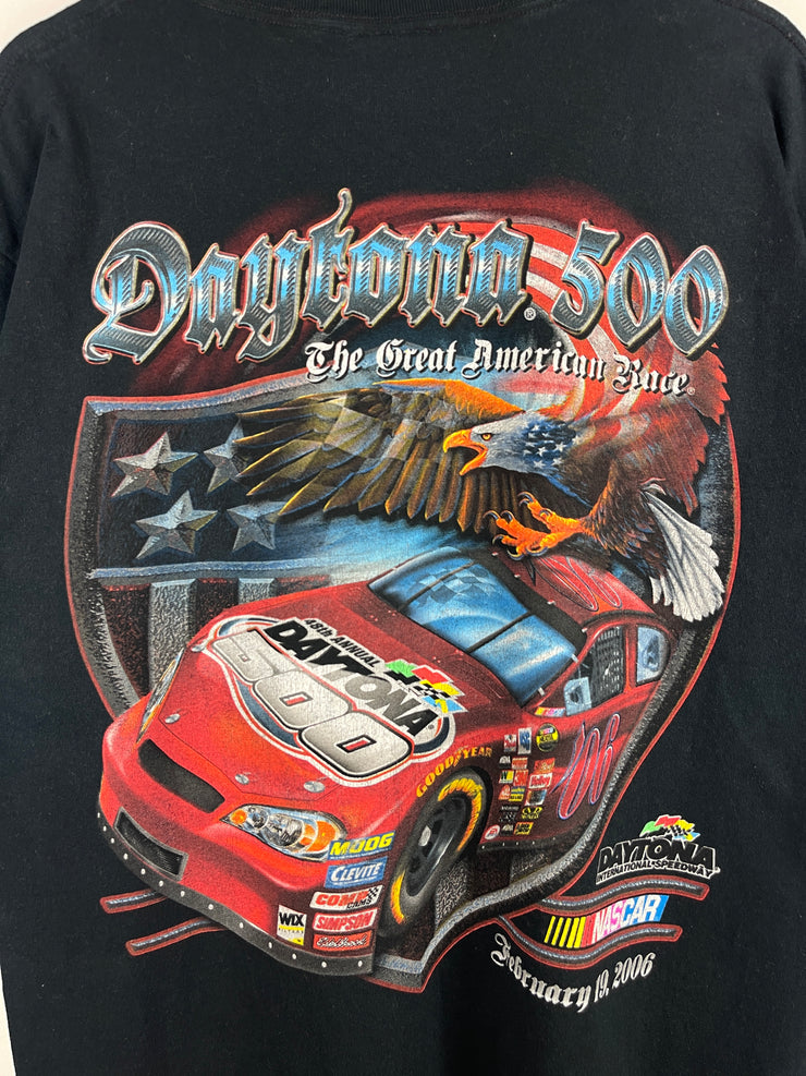Vintage Nascar Daytona 500 Black Tee