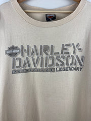 Vintage Harley Davidson Las Vegas Cream Tee
