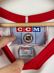 Vintage 90s NHL CCM Detroit Red Wings White Hockey Jersey