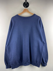 Vintage 90s Nike Mini Swoosh Navy Crewneck