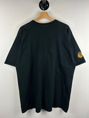 Vintage 90s NHL Chicago Blackhawks Embroidered Black Tee