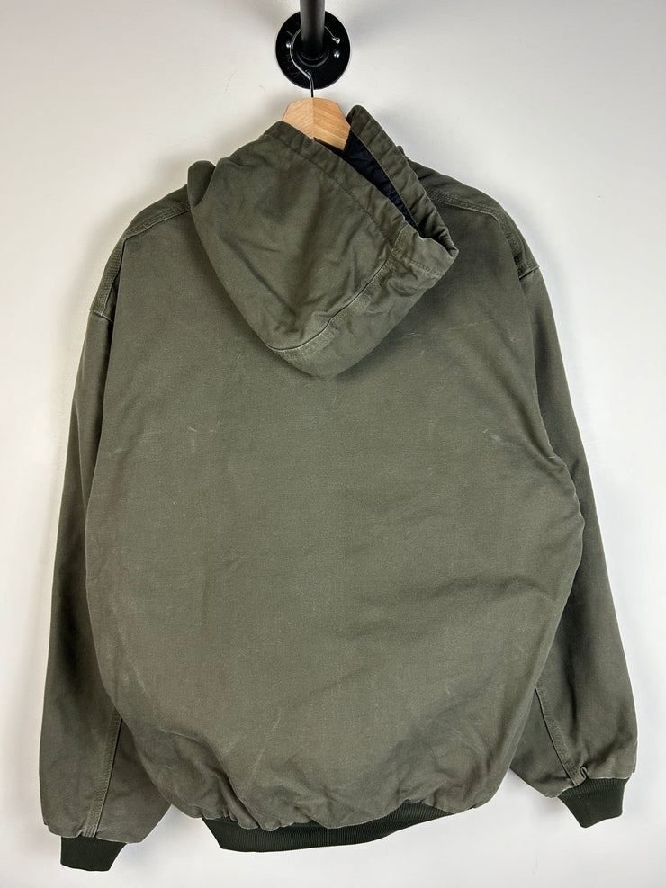 Vintage Carhartt Moss Green Active Hooded J269MOS Jacket