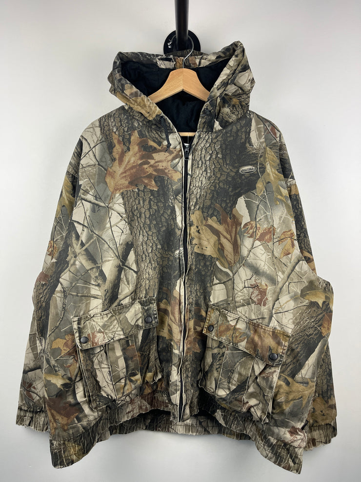 Vintage Outfitters Ridge Real Tree Camo Hooded Jacket