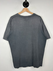 Vintage 90s NFL Trench Pittsburgh Steelers Faded Black Tee