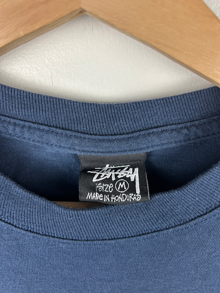 Stussy Script Navy Tee