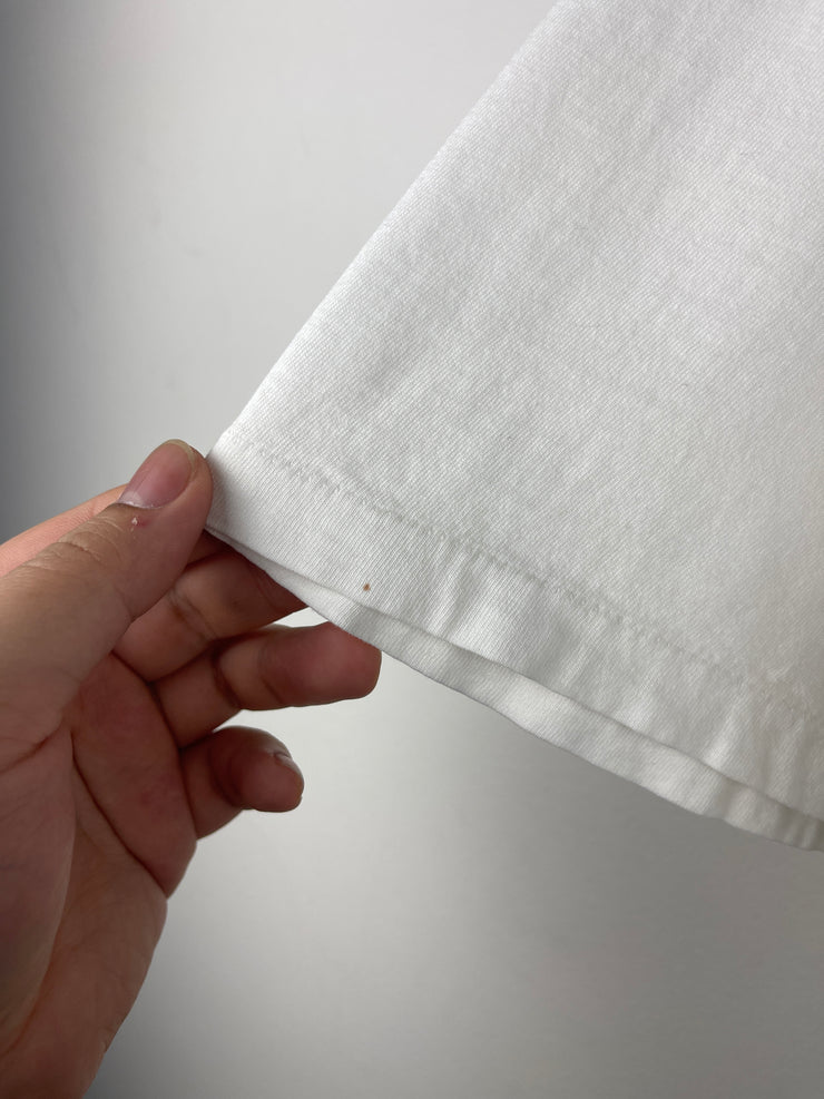 Vintage 90s Sex Pistols Sid Vicious Dead Newspaper White Tee