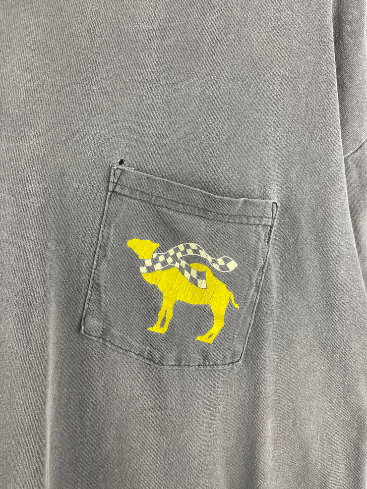 Vintage 90s Nascar Camel Smokes Jimmy Spencer Faded Black Tee