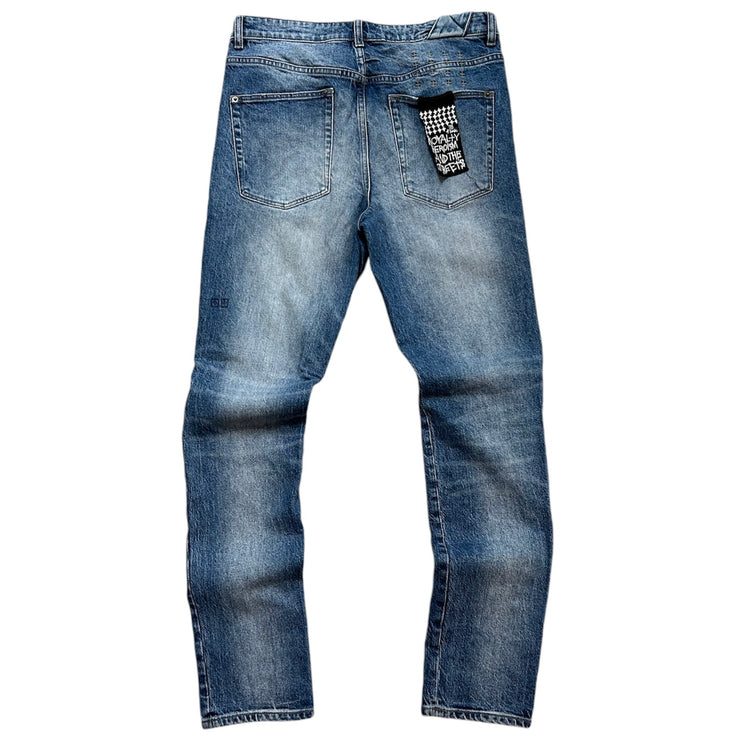 Ksubi Chitch Nostalgia Trashed Blue Denim Jeans