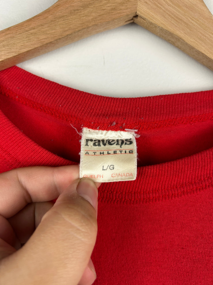 Vintage 90s NHL Ravens Montreal Canadiens Red Tee