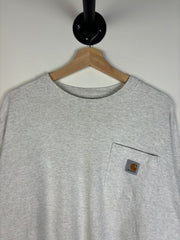 Vintage Y2K Carhartt Pocket Grey Long Sleeve