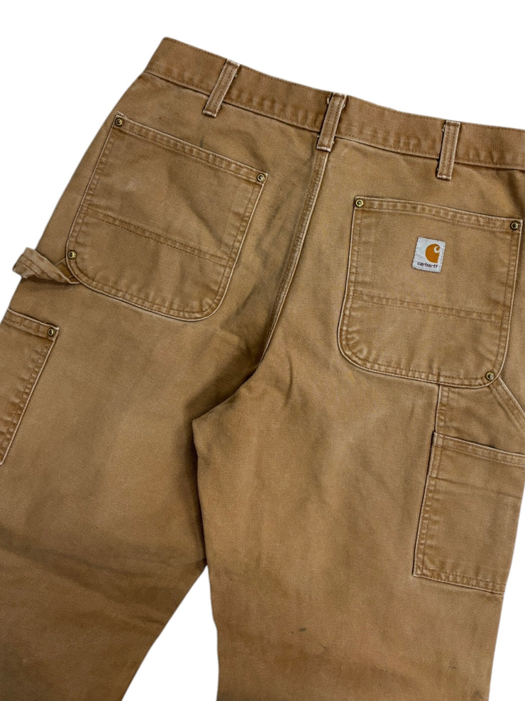 Vintage 90s Carhartt Beige Double Knee Work Pants