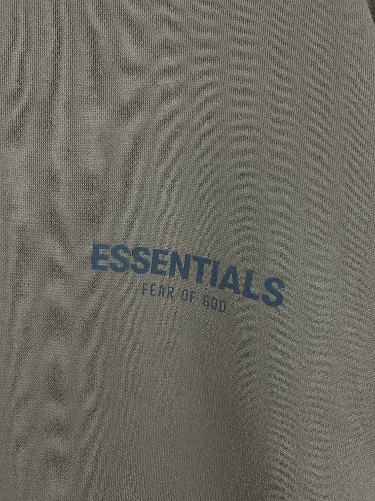Fear Of God Essentials Brown Mock Neck Crewneck