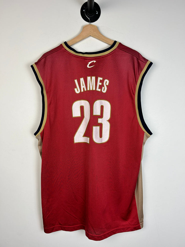 Vintage Y2K Reebok Cleveland Cavaliers LeBron James Basketball Jersey