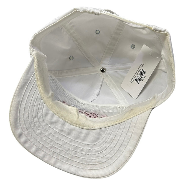 Vintage 90s Labatt Crystal Beer White Snapback Hat
