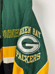 Vintage 90s NFL Starter Green Bay Packers Green Hooded Jacket