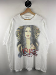 Vintage 90s Cher Do You Believe Tour White Tee
