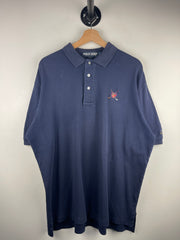 Vintage 90s Polo Ralph Lauren Golf Embroidered Navy Polo