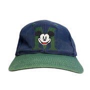 Vintage 90's Disney Mickey Mouse Navy Snapback Hat