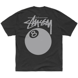 Stussy 8 Ball Pigment Dyed Black Tee