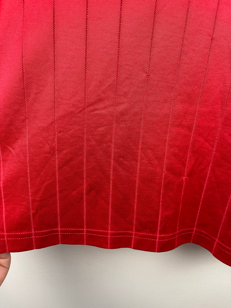 Vintage 90s Adidas Red & White Soccer Jersey