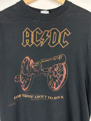 Vintage ACDC We Salute You Black Tee