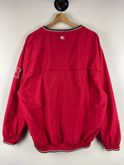 Vintage Colosseum Athletics Nebraska Red Pullover Windbreaker
