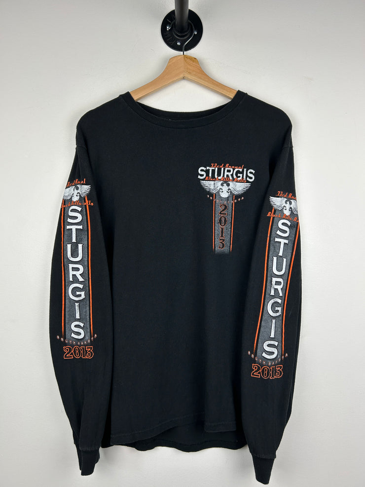 Vintage Sturgis Black Hills Rally Black Long Sleeve