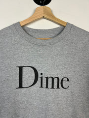 Dime Spellout Grey Long Sleeve