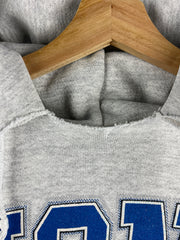 Vintage 90s NFL Logo 7 Detroit Lions Grey Hoodie